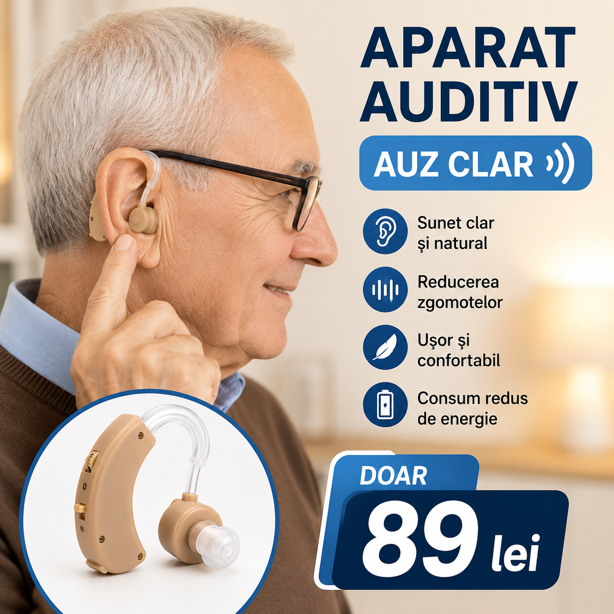Aparat Auditiv AuzClar