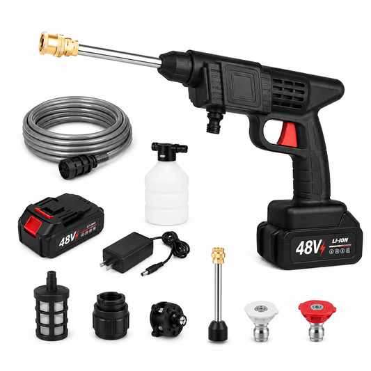 Pistol de spălat cu presiune portabil 48V